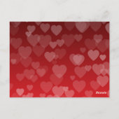 Hearts Pattern 19 Briefkaart (Achterkant)