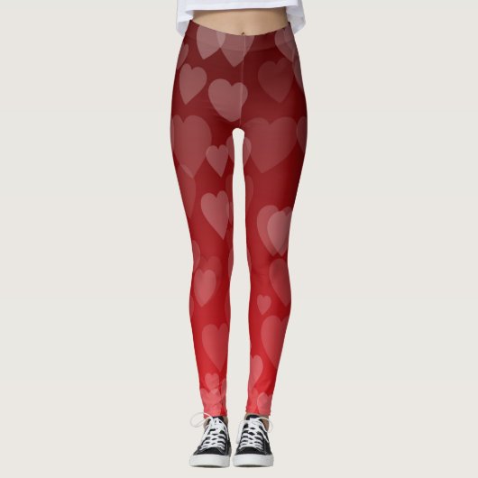 Hearts Pattern 19 Leggings (Voorkant)