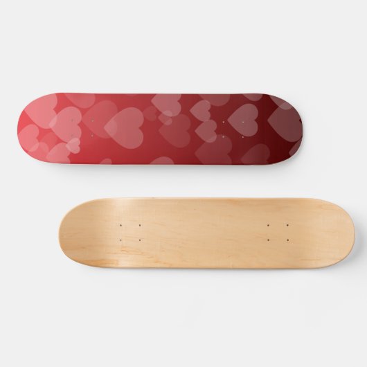 Hearts Pattern 19 Persoonlijk Skateboard (Horizontaal)