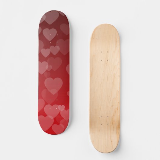 Hearts Pattern 19 Persoonlijk Skateboard (Voorkant)