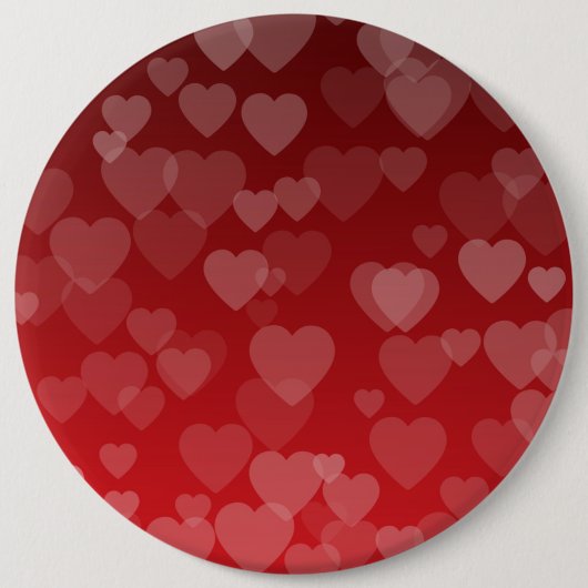 Hearts Pattern 19 Ronde Button 6,0 Cm (Voorkant)