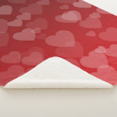 Hearts Pattern 19 Sherpa Deken (3/4)