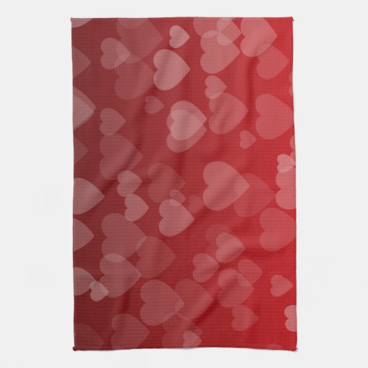 Hearts Pattern 19 Theedoek (Verticaal)