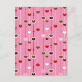 Hearts Pattern 27 Briefkaart (Voorkant)