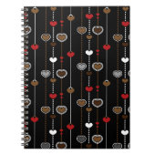 Hearts Pattern 28 Notitieboek (Voorkant)