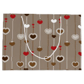 Hearts Pattern 29 Groot Cadeauzakje (Achterkant)