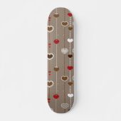Hearts Pattern 29 Persoonlijk Skateboard (Voorkant)