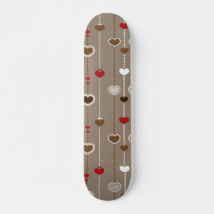 Hearts Pattern 29 Persoonlijk Skateboard