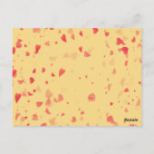 Hearts Pattern 38 Briefkaart (Achterkant)
