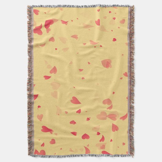Hearts Pattern 38 Deken (Voorkant Verticaal)