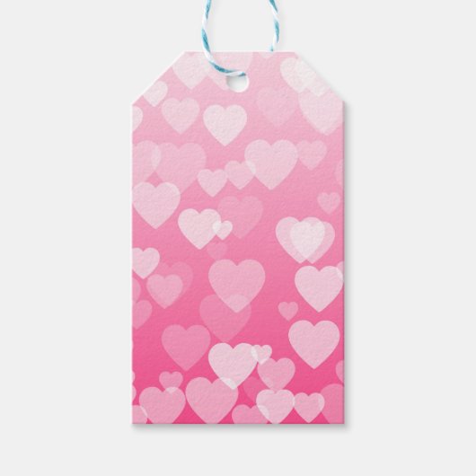 Hearts Pattern 73.2 Cadeaulabel (Voorkant)
