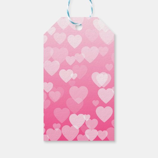 Hearts Pattern 73.2 Cadeaulabel (Achterkant)