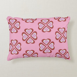 Hearts pattern accent kussen