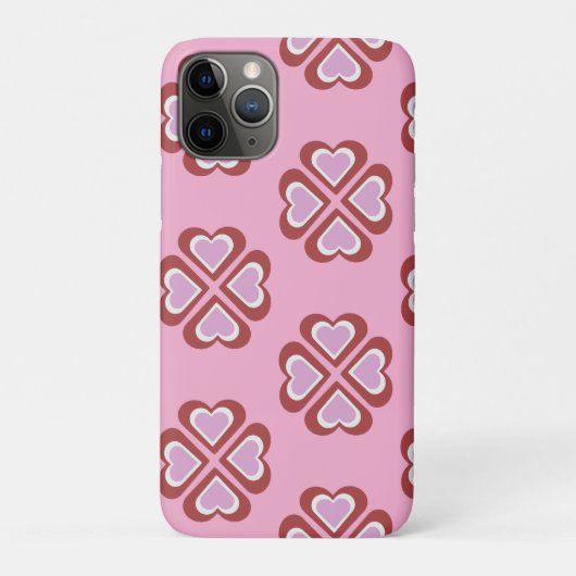 Hearts pattern Case-Mate iPhone case (Achterkant)
