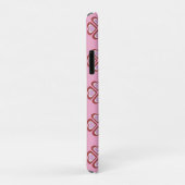Hearts pattern Case-Mate iPhone case (Achterkant/rechts)