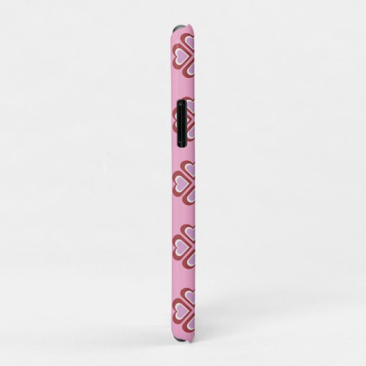 Hearts pattern Case-Mate iPhone case (Achterkant/rechts)