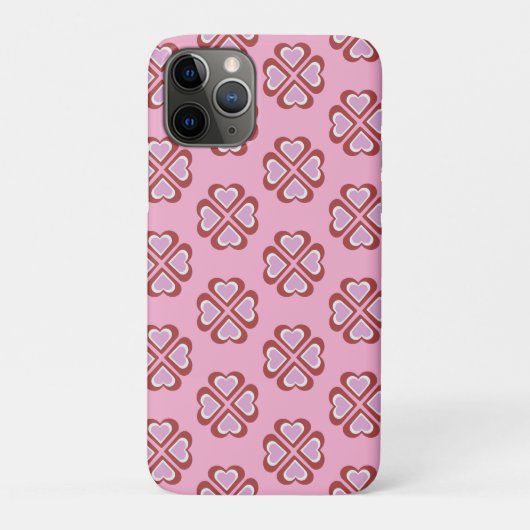 Hearts pattern Case-Mate iPhone case (Achterkant)