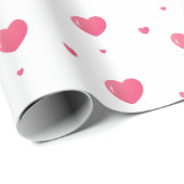 Hearts Pattern Gift Wrapping Paper Cadeaupapier (Rol Hoek)
