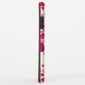 Hearts Pattern Hot Pink Cream Genoemd Case-Mate iPhone Case (Achterkant/rechts)