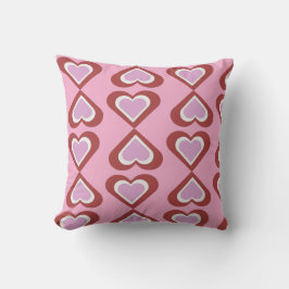 Hearts pattern kussen