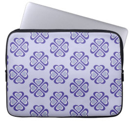 Hearts pattern laptop sleeve