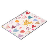 Hearts Pattern | Notitieboek Journal (Linkerzijde)