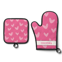 Hearts Pattern Pink Sweet Love Artisan GRANDMA
