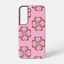 Hearts pattern samsung galaxy hoesje