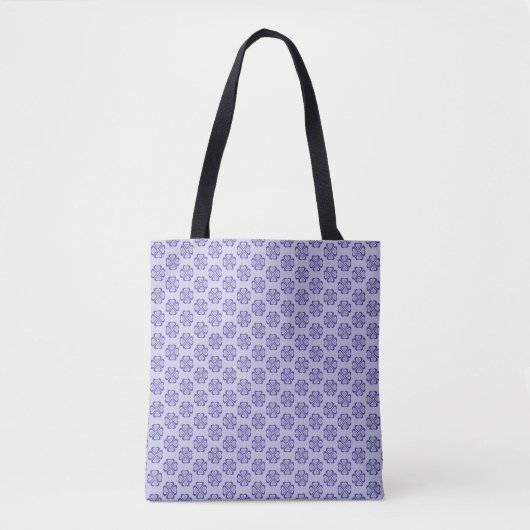 Hearts pattern tote bag (Voorkant)