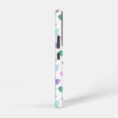 Hearts Pattern Waterverf Roze Paarse Blauw Groen Samsung Galaxy Hoesje (Rechterkant)