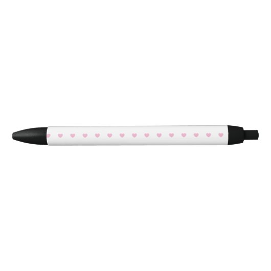Hearts Pattern Zwarte Inkt Pen (Voorkant)
