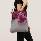 Hearts Pet Bandana Western in rood Tote Bag (Dichtbij)