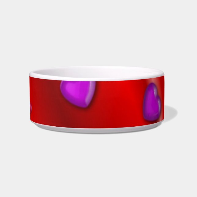 Hearts Pet Bowl Voerbakje (Voorkant)