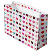 Hearts Photo Collage Groot Cadeauzakje (Achterkant Gekanteld)