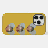Hearts Photo Gouden Telefoonhoes iPhone Hoesje (Achterkant horizontaal)