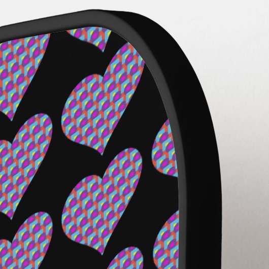Hearts Pickleball Paddle (Links Detail)