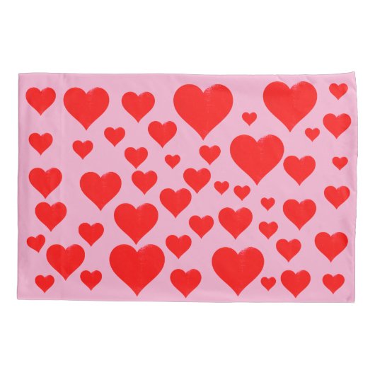 Hearts Pillow hoesje Kussensloop (Achterkant)