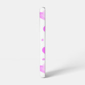 Hearts Pink Waterverf Pattern Samsung Galaxy Hoesje (Linkerkant)