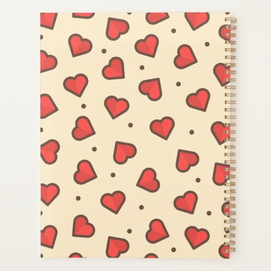 Hearts Planner (Achterkant)