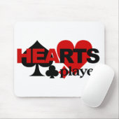Hearts Player mousepad Muismat (Met muis)
