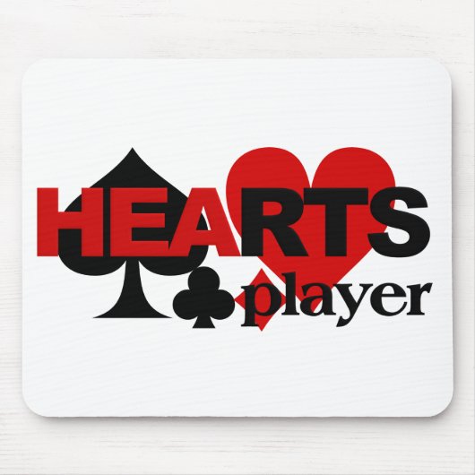 Hearts Player mousepad Muismat (Voorkant)