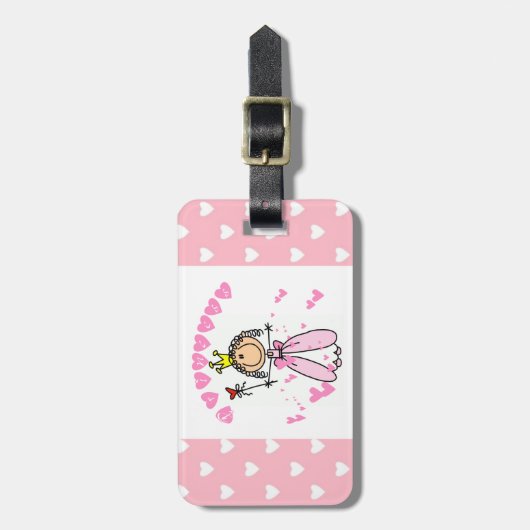 Hearts Princess Bagagelabel (Voorkant verticaal)