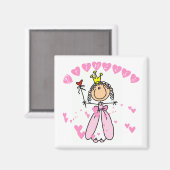 Hearts Princess Magneet (Voorkant / Achterkant)