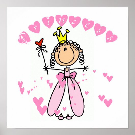 Hearts Princess Poster (Voorkant)