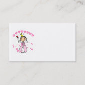 Hearts Princess Visitekaartje (Achterkant)