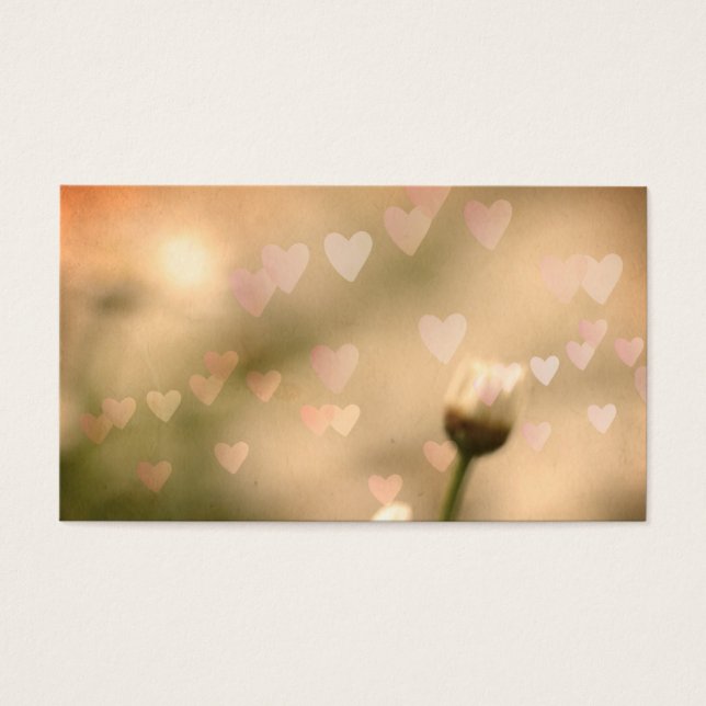 Hearts Profile Card Visitekaartje (Voorkant)