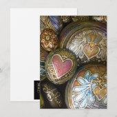 Hearts Rock. Door Julie Ann Stricklin Bedankkaart (Voorkant / Achterkant)