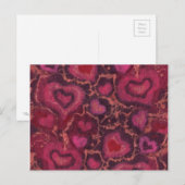 Hearts Romantic Love Valentijnsdag Greetings Kaart (Voorkant / Achterkant)