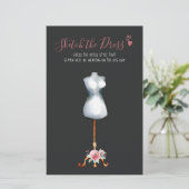 Hearts Rozen Schets de jurk Vrijgezellenfeest spel (Staand voorkant)