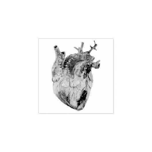 Hearts Rubber Stamp Rubberstempel (Afrduk)